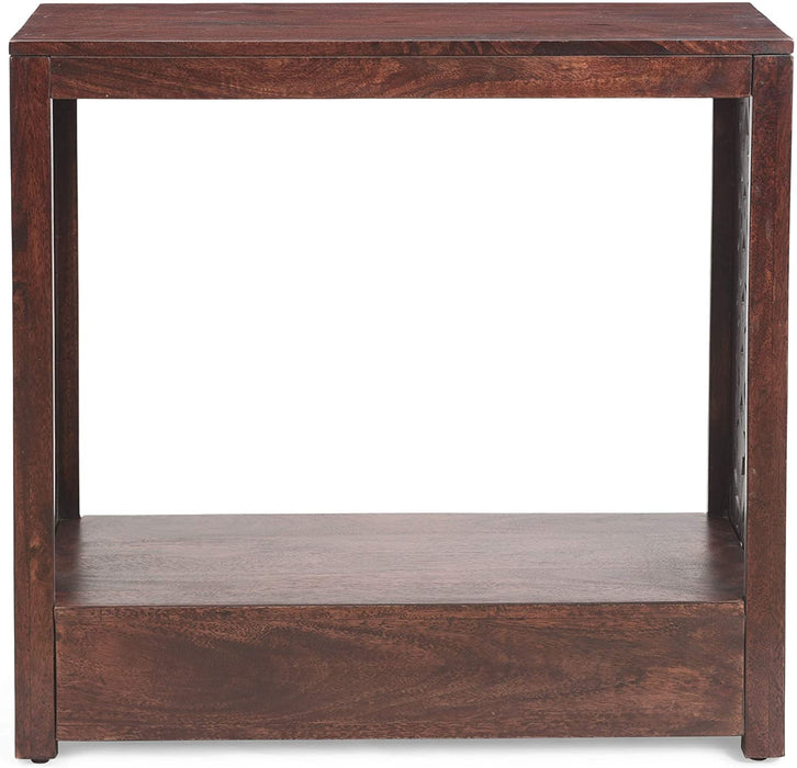 Home Ursula Mango Wood Console Table, Brown