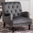 Wide Tufted Velvet Armchair