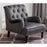 Wide Tufted Velvet Armchair