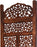 Solid Wood 3 Panel Room Wooden Partition for Living Room