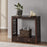 Home Ursula Mango Wood Console Table, Brown