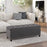 Modern Luxury Button Tufted Ottoman Bench Footrest Decor for Living Room, Entryway, or Bedroom with Storage