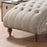 Upholstered Tufted Buttons Linen with Toss Pillow Chaise Lounge Chair Indoor for Bedrooom Living, Standard