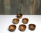 WOODEN VERY SMALL BOWLS SET OF 6