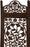 Wood Screen 4 Panel Decorative Protection