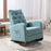 Rocking Chair Mid-Century Modern Nursery Rocking Armchair Upholstered Tall Back Accent Glider Rocker for Living Room