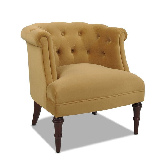 Alanna Wide Tufted Chesterfield Chair