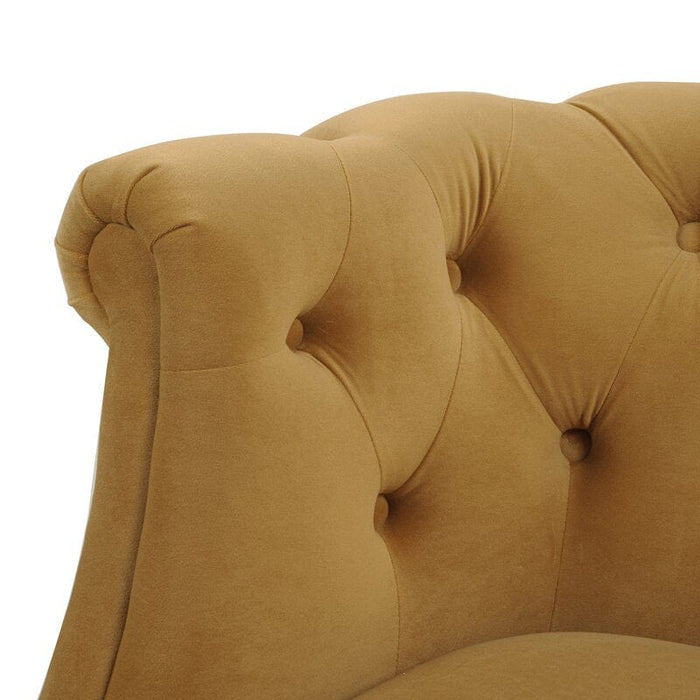 Alanna Wide Tufted Chesterfield Chair