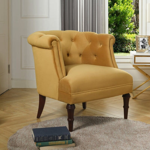 Alanna Wide Tufted Chesterfield Chair