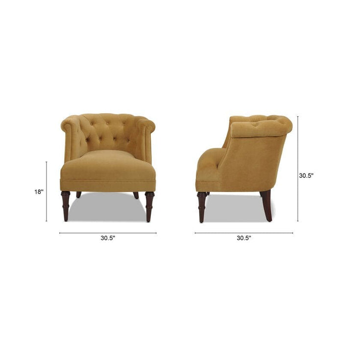 Alanna Wide Tufted Chesterfield Chair