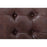 Wide Leatherette Tufted Square Storage Ottoman with Storage
