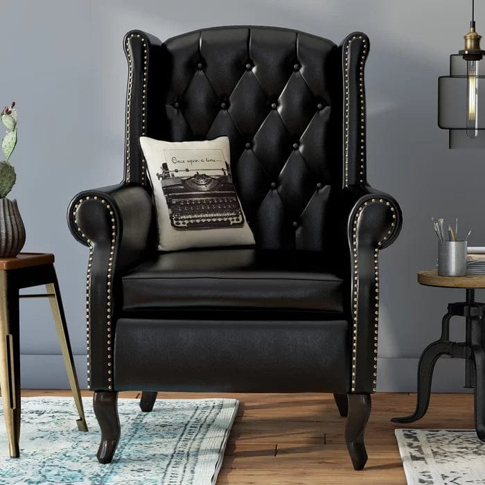 Anken Wide Tufted Wingback Chair