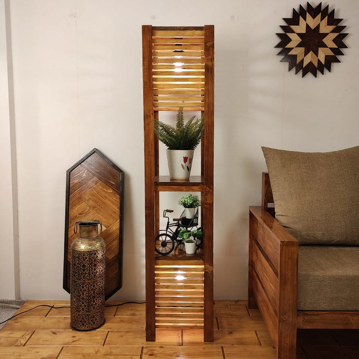 Antilia Wooden Floor Lamp