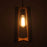 Blender Brown Wooden Single Hanging Lamp