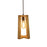 Blender Brown Wooden Single Hanging Lamp