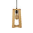 Blender Brown Wooden Single Hanging Lamp