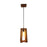 Blender Beige Wooden Single Hanging Lamp