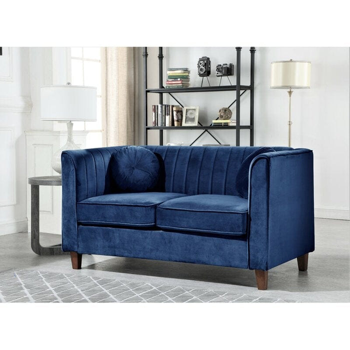 2 Seater Velvet Loveseat