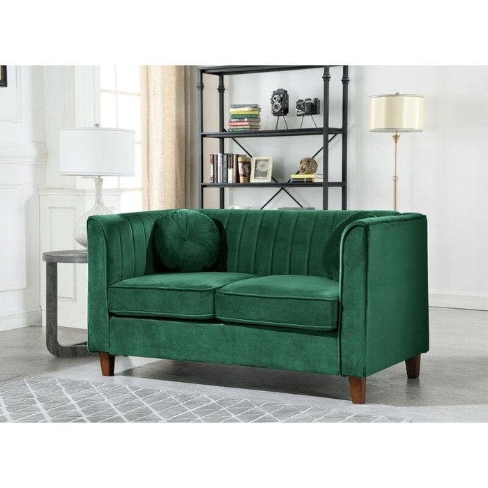 2 Seater Velvet Loveseat