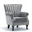 Cadsden  Wide Tufted Velvet Wingback Chair