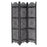 3 Panel Antique Look Woods Handcrafted Wooden Partition