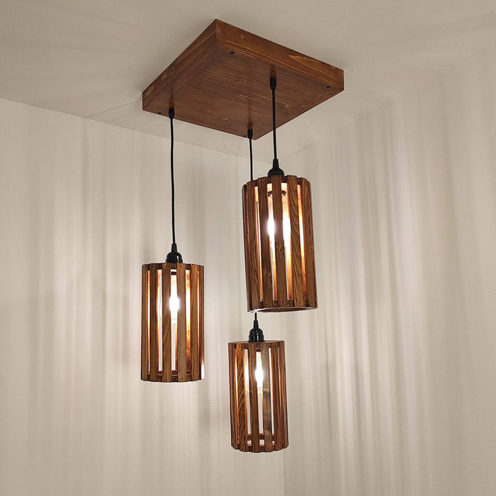 Casa Brown Cluster Hanging Lamp