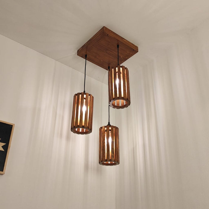 Casa Brown Cluster Hanging Lamp