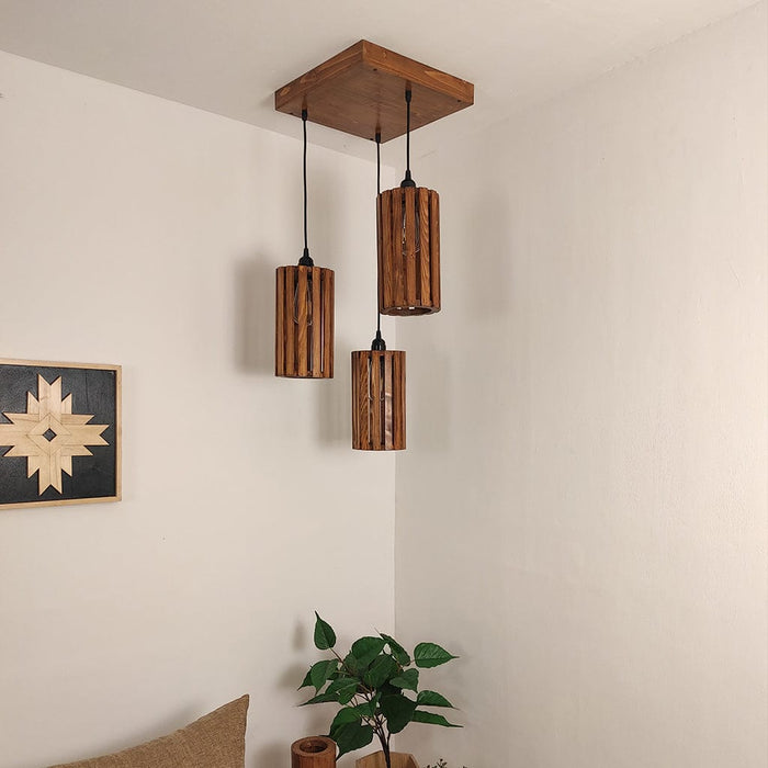 Casa Brown Cluster Hanging Lamp