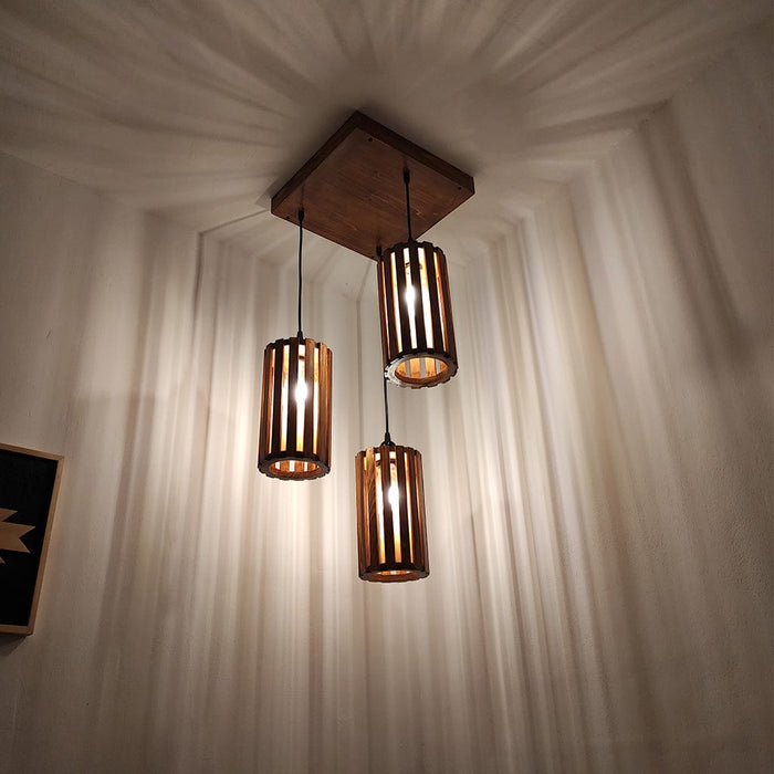 Casa Brown Cluster Hanging Lamp