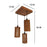 Casa Brown Cluster Hanging Lamp