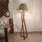 Arc LED Wooden Floor Lamp