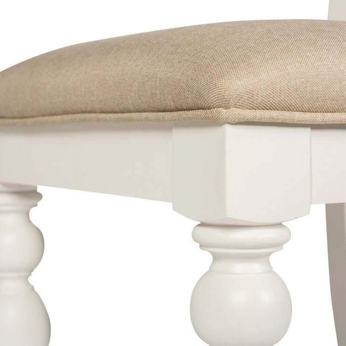 Wooden Cato Cross Back Side Dinning Chair  (Set of 2)