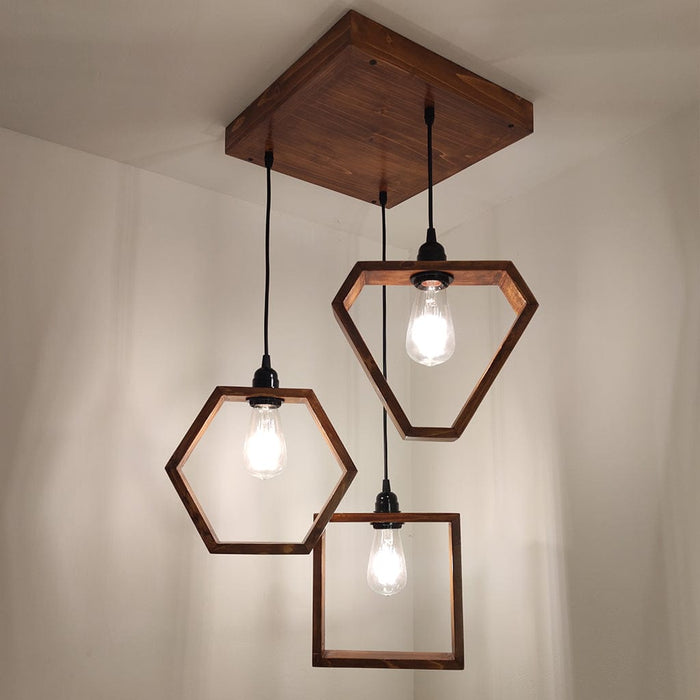 Clark Brown Cluster Hanging Lamp