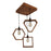 Clark Brown Cluster Hanging Lamp