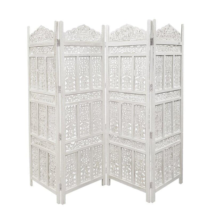 4 - Panel Wooden Folding Room Divider