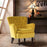 Wide Tufted Velvet Armchair