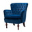Wide Tufted Velvet Armchair