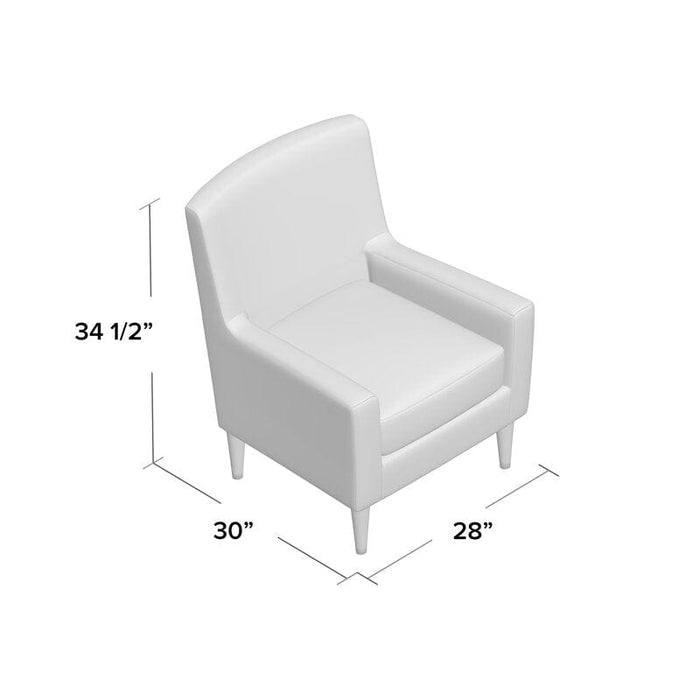 Wide Upholstered Armchair for Room