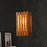 Elegant Brown Wooden Single Hanging Lamp