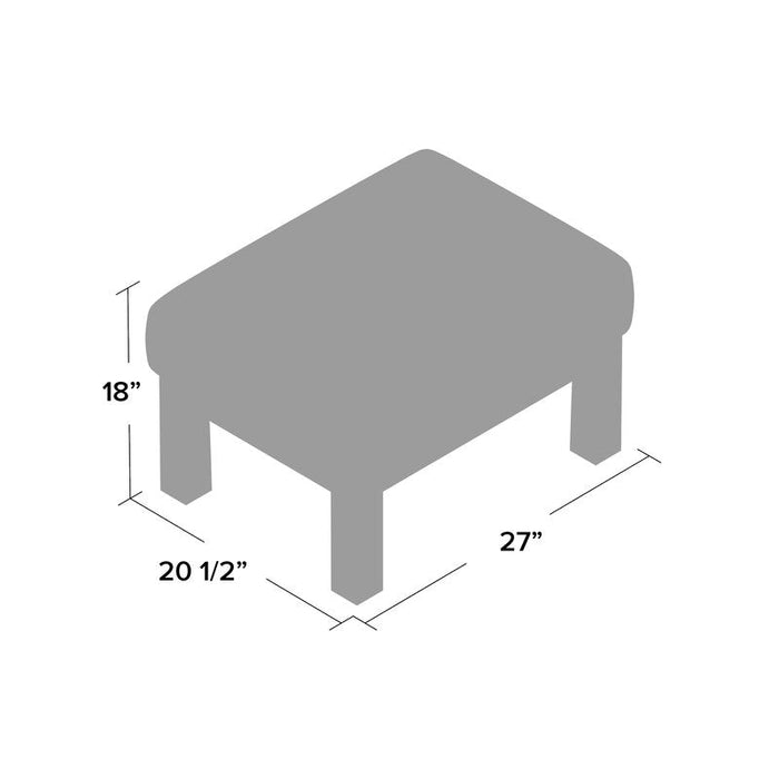 Encinal  Wide Ottoman
