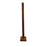 Excalibur LED Wooden Floor Lamp With Brown Base