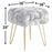 Flemin Wide Velvet Tufted Square Cocktail Ottoman
