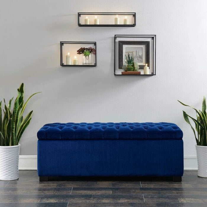 Upholstered Flip Top Storage Bench Solid Wood Bench Shoe Rack