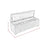 Upholstered Flip Top Storage Bench Solid Wood Bench Shoe Rack