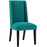 Wooden Back Side Dinning Chair in Medium Gray