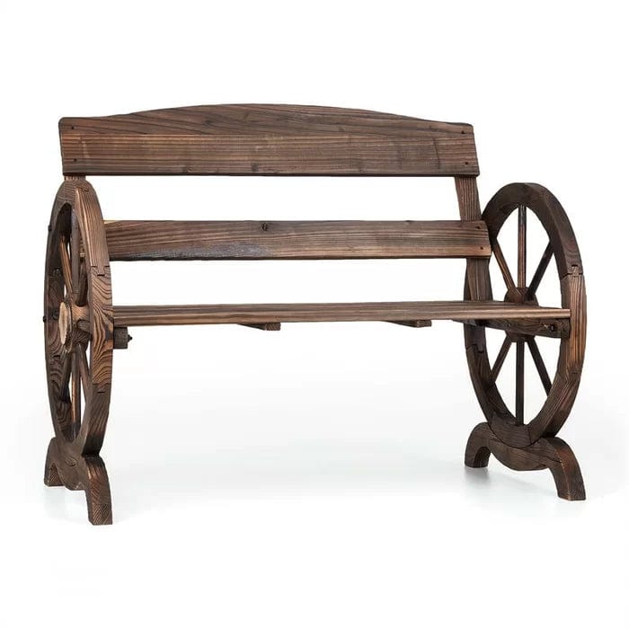Garden bench made of solid wood