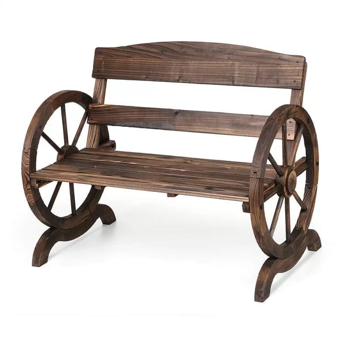 Garden bench made of solid wood