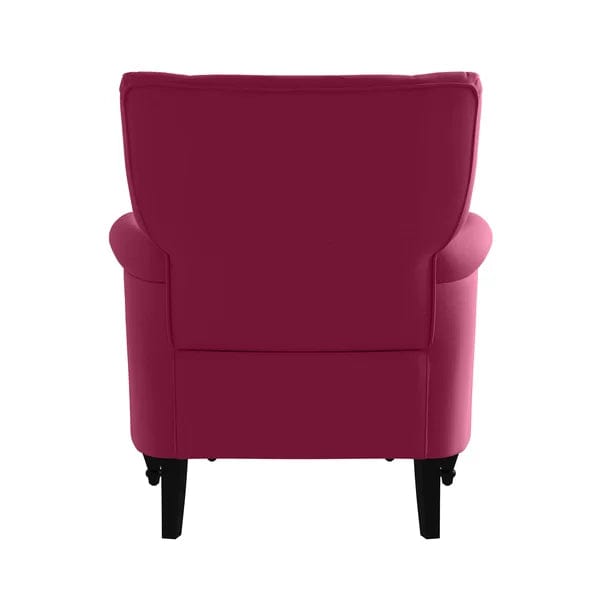 Greggs Wide Tufted Armchair and Ottoman