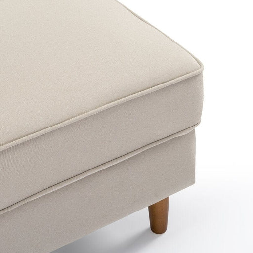 Wide Square Standard Ottoman
