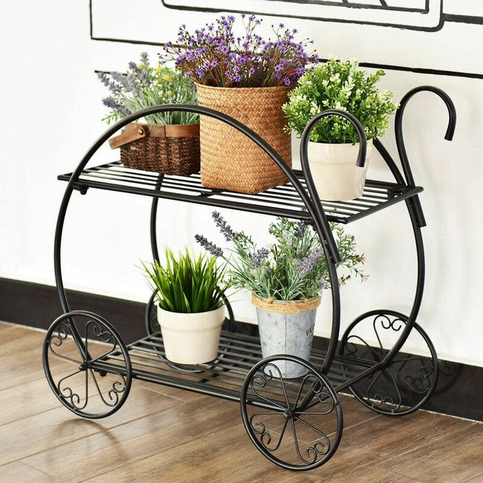 Free Form Multi-Tiered Plant Stand